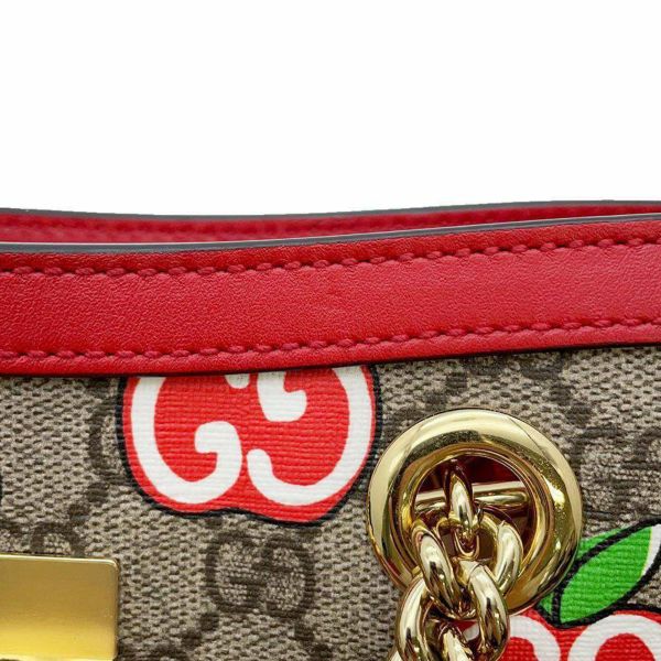 グッチ チェーンショルダーバッグ GGスプリーム GGアップル スモール 498156 GUCCI トートバッグ