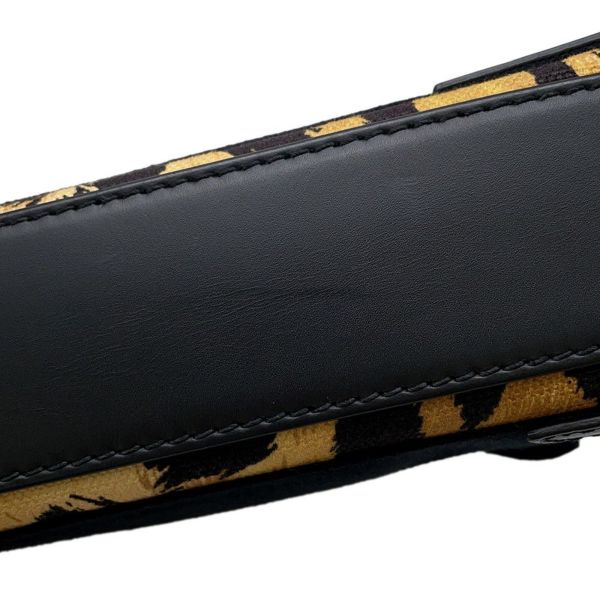 バレンシアガ ハンドバッグ レオパード ネイビーカバ XS 390346 ポーチ付 BALENCIAGA 2wayショルダーバッグ 黒