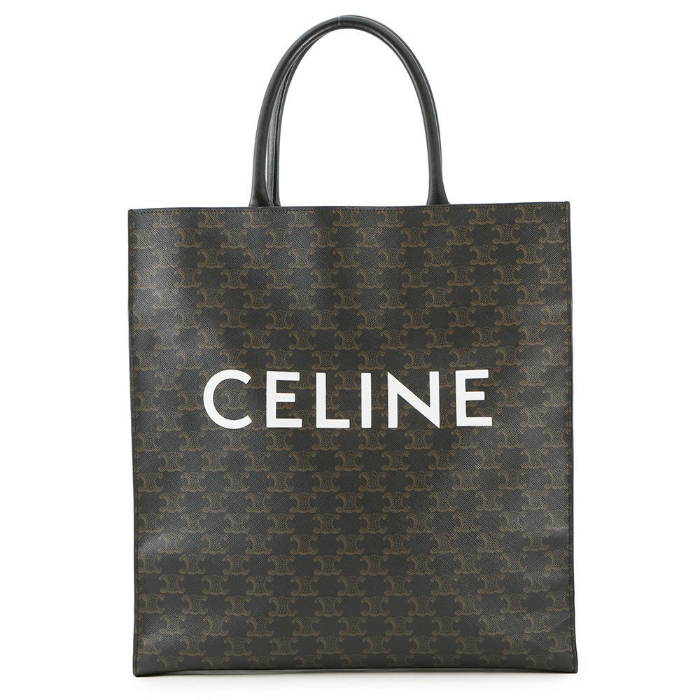 セリーヌ トートバッグ トリオンフ バーティカルカバ 190972 CELINE 黒