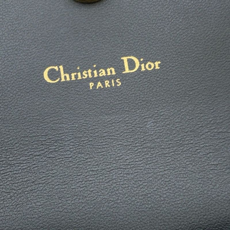 クリスチャン・ディオール スマホケース カナージュ Caro カロ フォンホルダー カーフレザー S5105UWHC_M900 黒