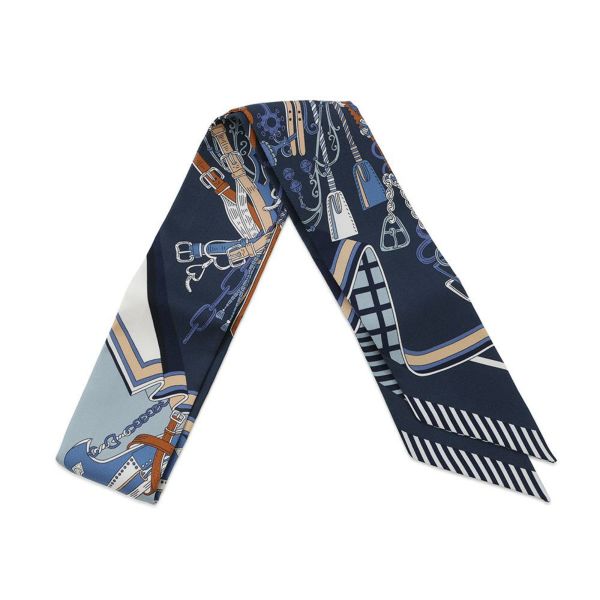 エルメス ツイリー 鞍職人の花束 HERMES シルク 2025春夏 | 中古