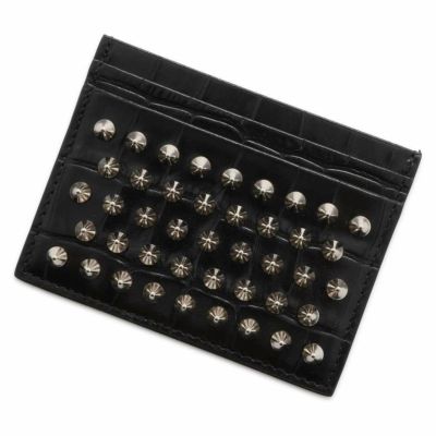 Christian Louboutin スタッズ付きカードケース クリスチャン