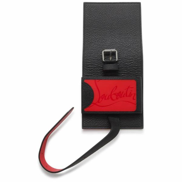 クリスチャン・ルブタン カードケース M Carlos Christian Louboutin スニーカーソール 黒