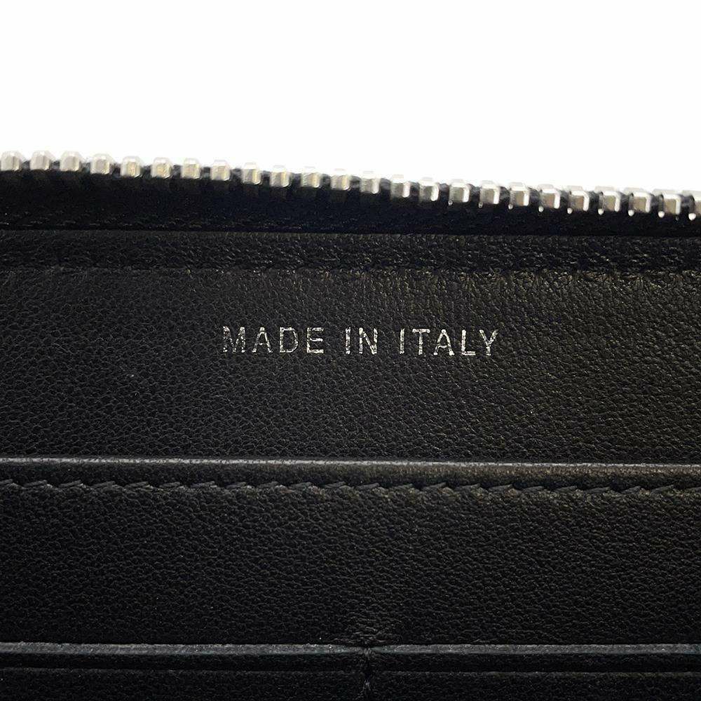 シャネル 長財布 ココマーク マトラッセ ラムスキン A80110 CHANEL 財布 黒