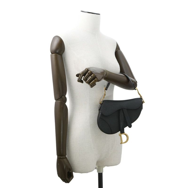 クリスチャン・ディオール ハンドバッグ サドルバッグ ミニ M0447CWVG Christian Dior バッグ 黒