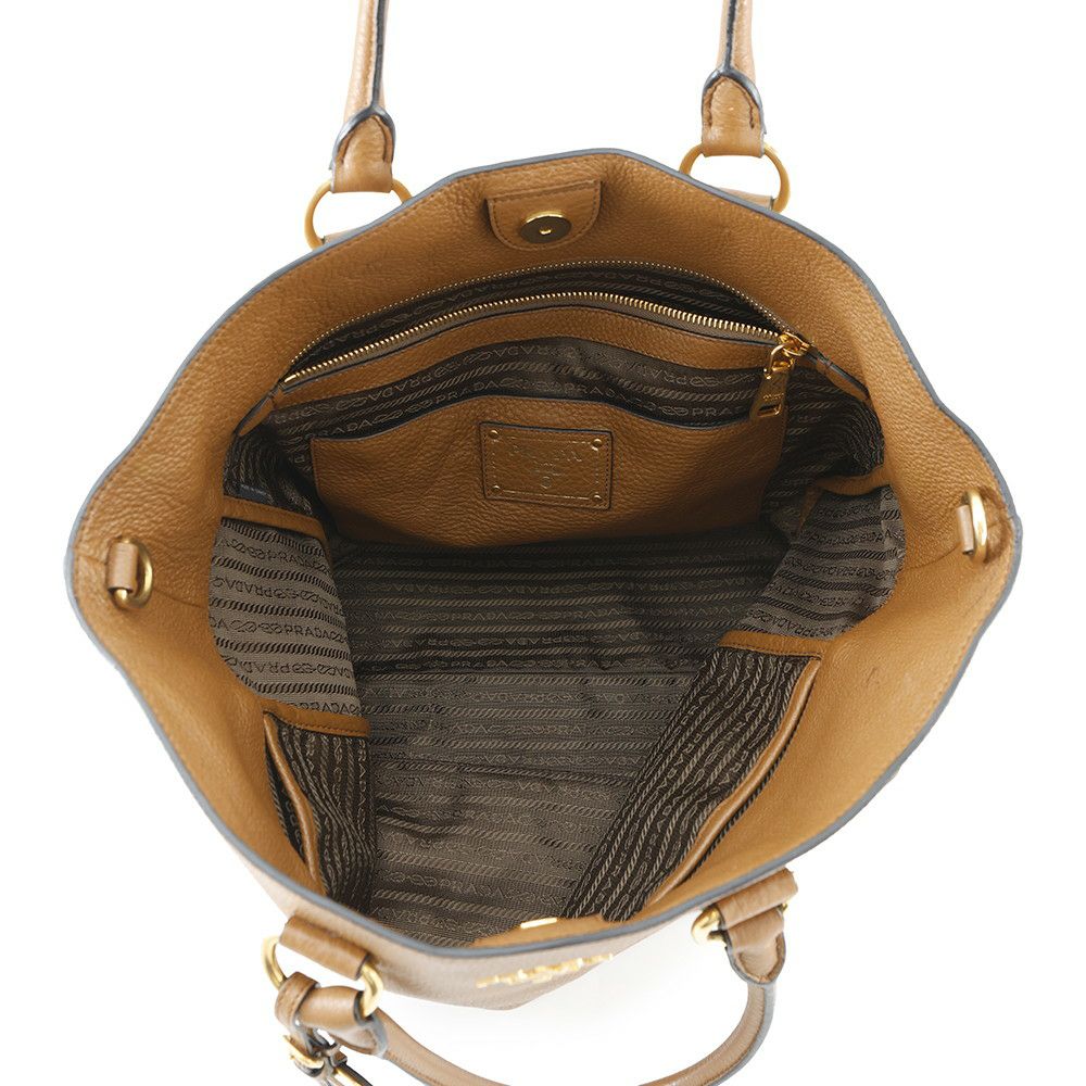 プラダ トートバッグ  ヴィッテロフェニックス レザー 1BG865 PRADA バッグ 2wayショルダー