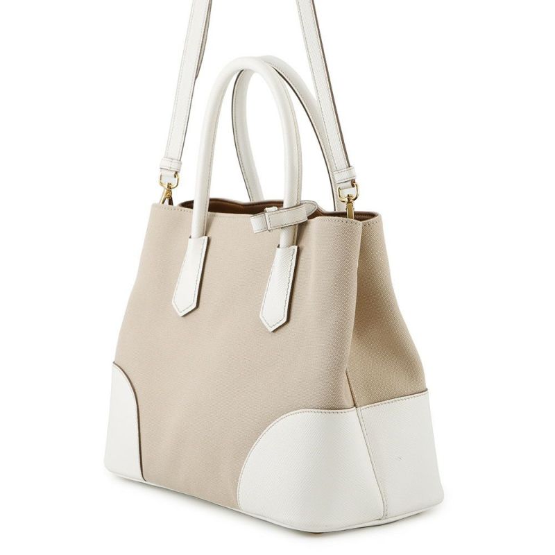 プラダ ハンドバッグ サフィアーノ キュイール キャンバス BN2775 PRADA 2wayショルダー