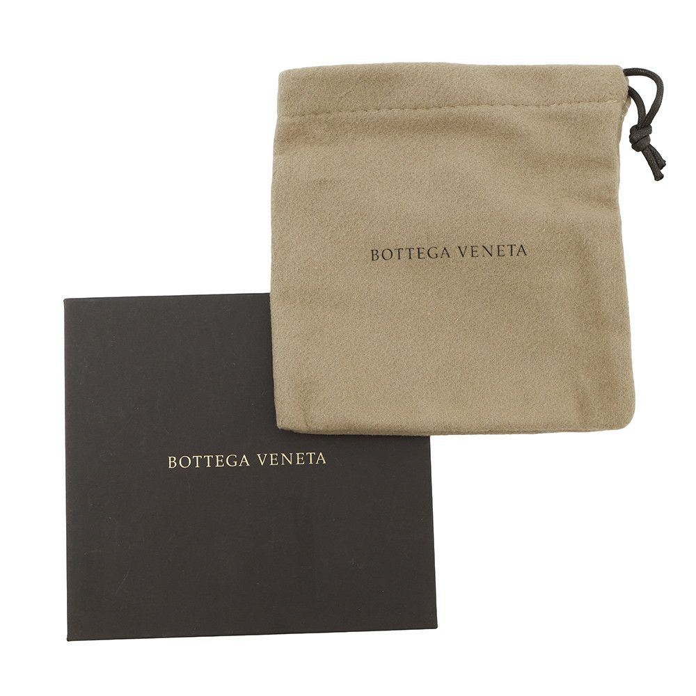 ボッテガヴェネタ カードケース イントレチャート カーフレザー 464902 BOTTEGA VENETA パスケース 黒