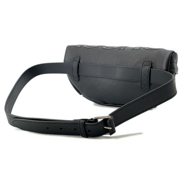 グッチ ボディバッグ インレイ ロゴ ベルトバッグ レザー 768111 GUCCI ウエストポーチ 黒