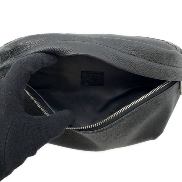 グッチ ボディバッグ インレイ ロゴ ベルトバッグ レザー 768111 GUCCI ウエストポーチ 黒