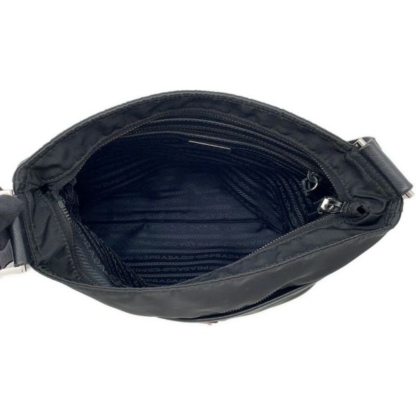 プラダ ショルダーバッグ トライアングルロゴ ナイロン PRADA バッグ 黒