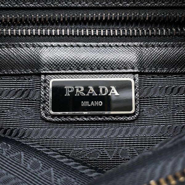 プラダ ショルダーバッグ トライアングルロゴ ナイロン PRADA バッグ 黒