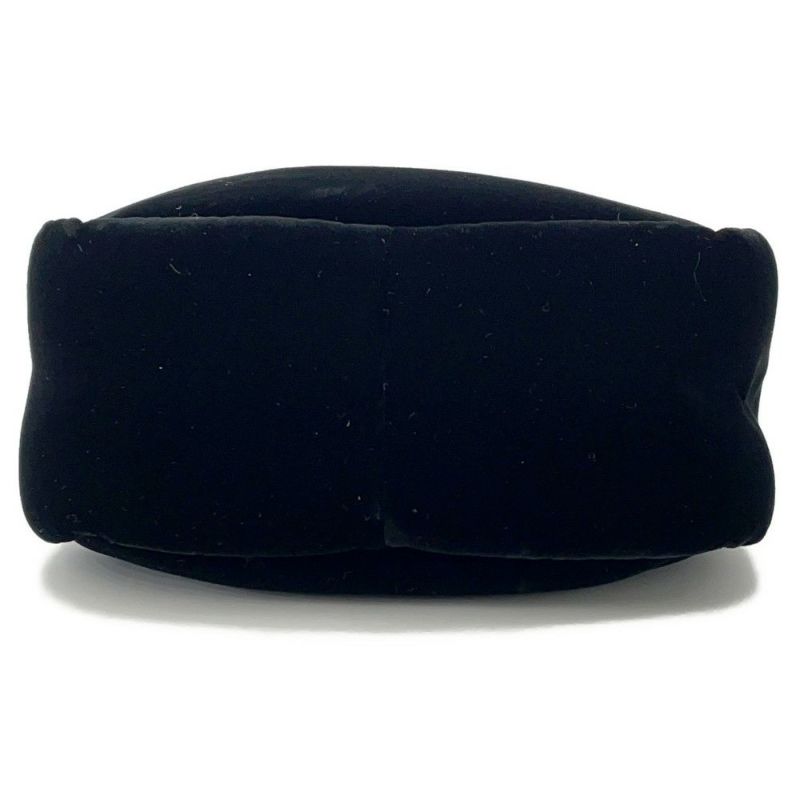 プラダ ハンドバッグ トライアングルロゴ ミニ ベルベット 1BA359 2wayショルダー 黒