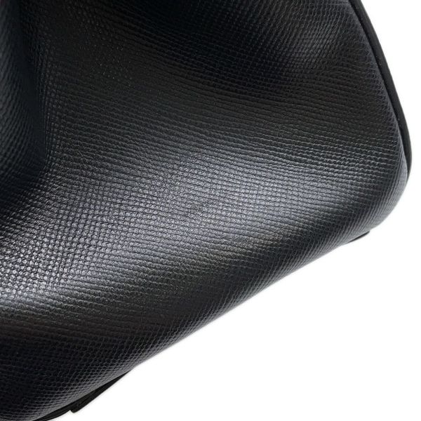 プラダ ハンドバッグ ロゴ サフィアーノ キャンバス BN2595 PRADA 2wayショルダー 黒 白