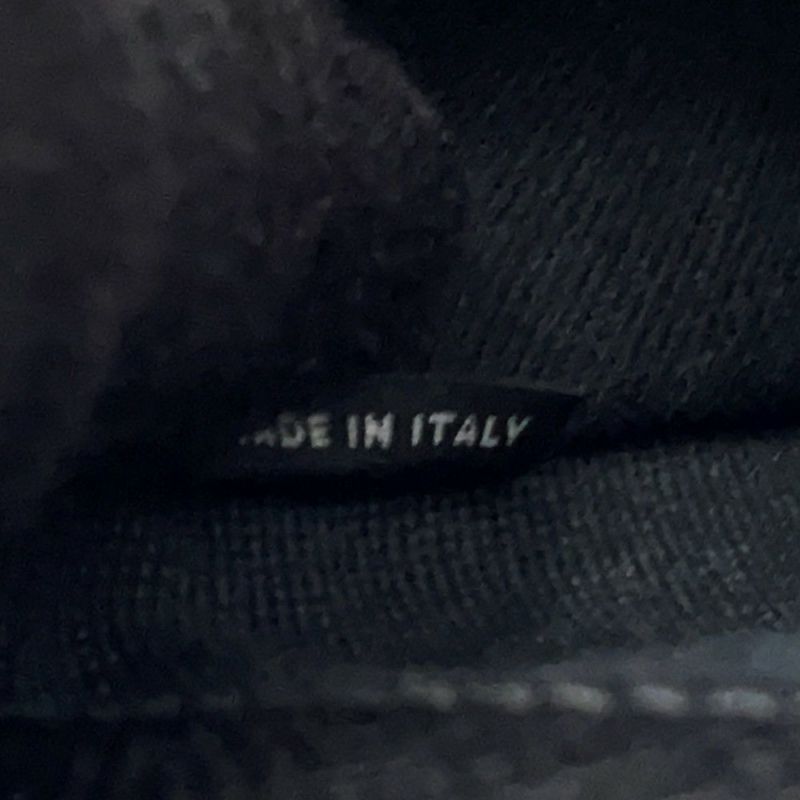 プラダ ハンドバッグ ロゴ サフィアーノ キャンバス BN2595 PRADA 2wayショルダー 黒 白