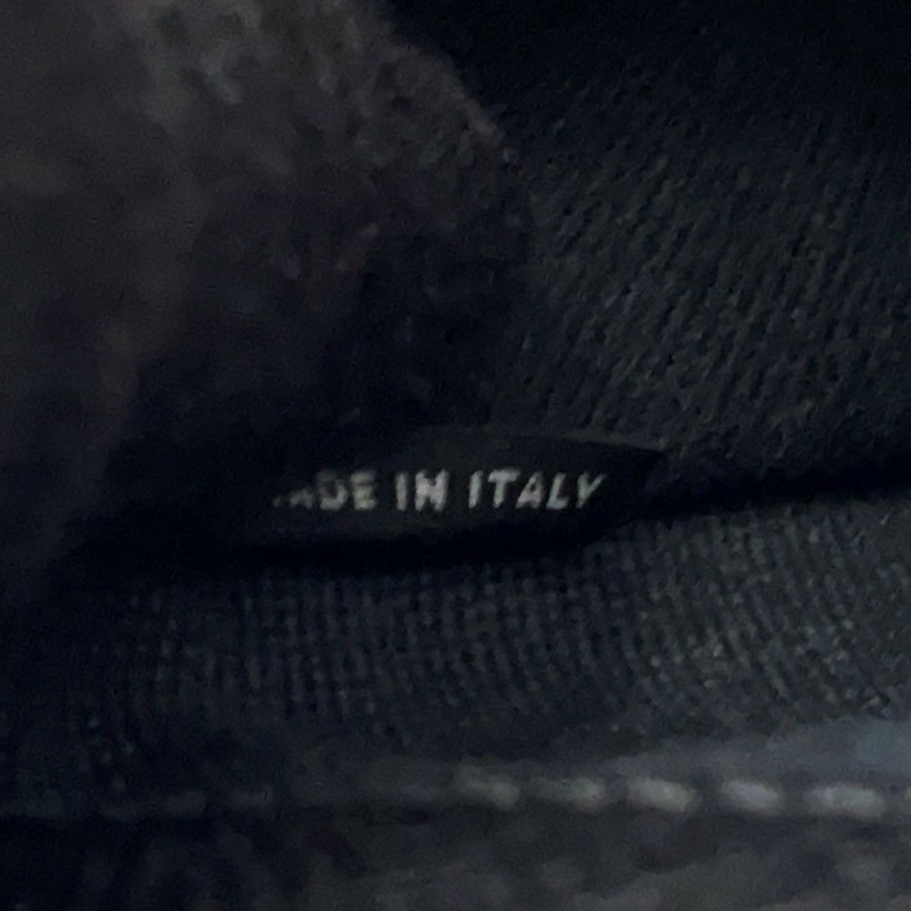 プラダ ハンドバッグ ロゴ サフィアーノ キャンバス BN2595 PRADA 2wayショルダー 黒 白