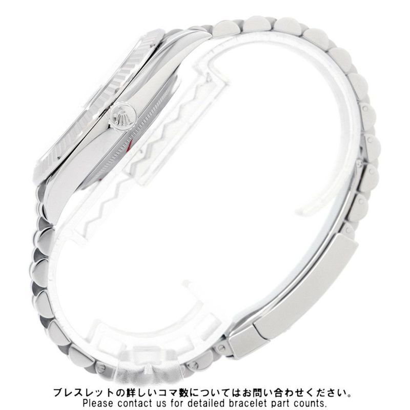 ロレックス デイトジャスト41 SS/K18WG 126334 ROLEX 腕時計 アズーロ ブルー文字盤 ローマン