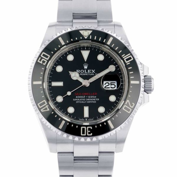 ロレックス シードゥエラー 1220 ランダムシリアル ルーレット 126600 ROLEX 腕時計 赤シード 黒文字盤