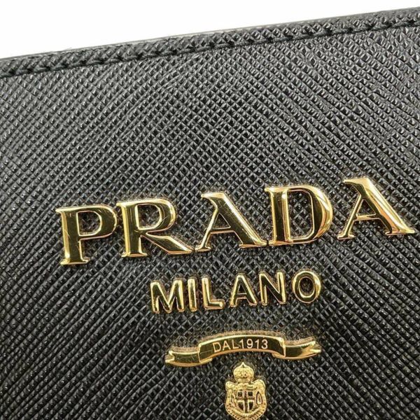 プラダ トートバッグ サフィアーノレザー 1BA227 PRADA 2wayショルダーバッグ 黒