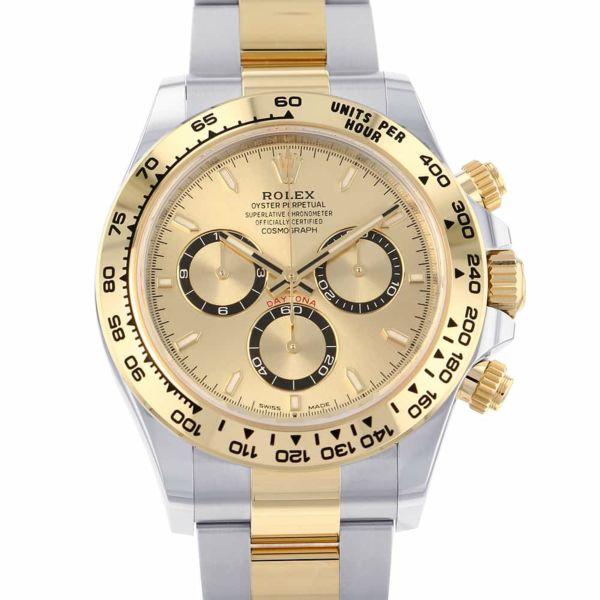 ロレックス コスモグラフ デイトナ SS/YG ランダムシリアル ルーレット 126503 ROLEX ゴールデン文字盤