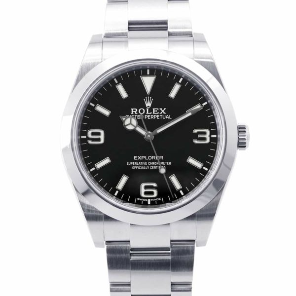 ロレックス エクスプローラー1 ランダムシリアル ルーレット 214270 ROLEX 腕時計 黒文字盤