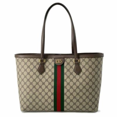 バレンシアガ トートバッグ グッチコラボ ザ・ハッカープロジェクト ミディアム 680125 BALENCIAGA GUCCI |  中古・新品ブランド販売ギャラリーレア公式通販