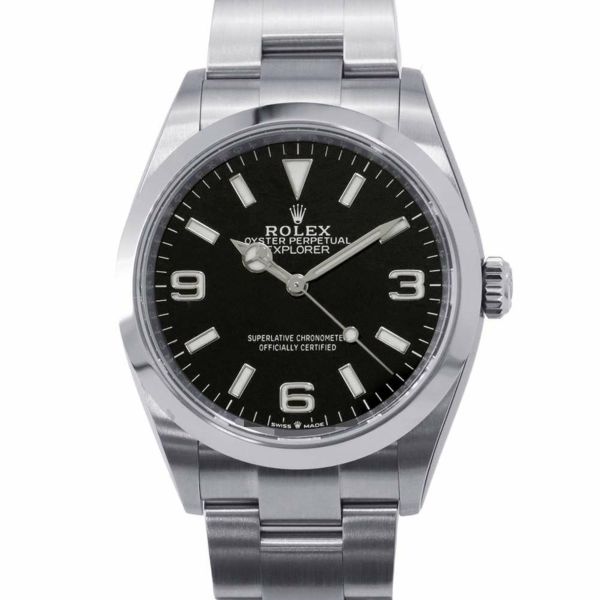 ロレックス エクスプローラー1 124270 ROLEX 腕時計 黒文字盤