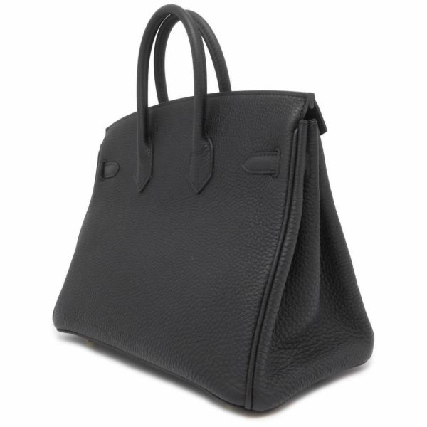 エルメス バーキン25 ブラック/ゴールド金具 トゴ Z刻印 HERMES Birkin ハンドバッグ 黒