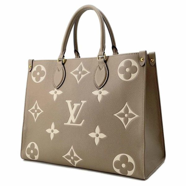 ルイヴィトン トートバッグ モノグラム・アンプラント オンザゴーMM M45494 LOUIS VUITTON バイカラー