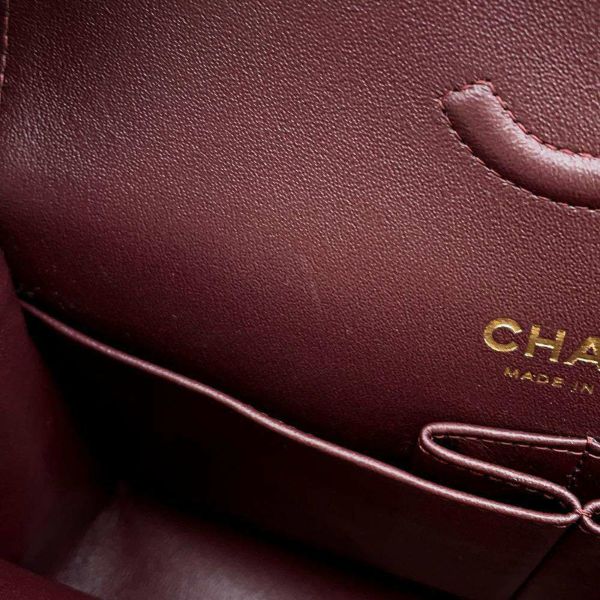 シャネル チェーンショルダーバッグ マトラッセ23 ココマーク ダブルチェーン キャビアスキン A01113 CHANEL 黒