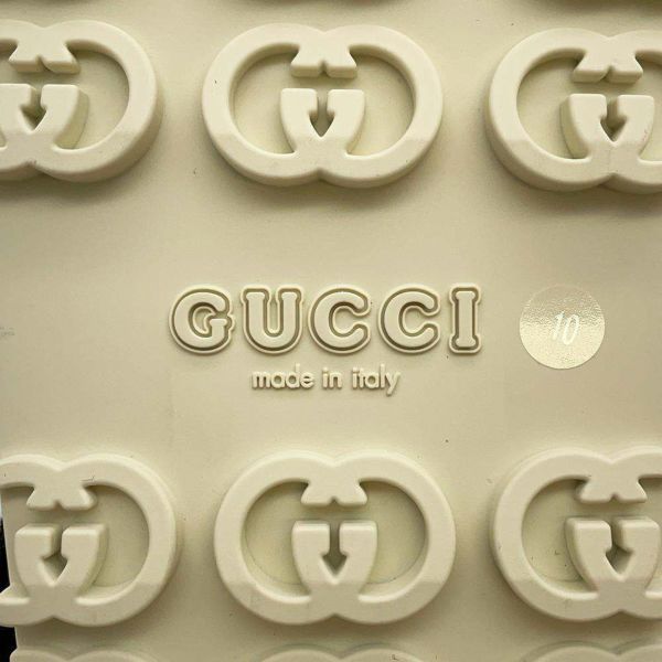 グッチ サンダル アニマルプリント ラバー メンズサイズ10 737518 GUCCI 靴