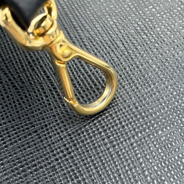 プラダ ショルダーバッグ ミニバッグ サフィアーノレザー 1DH030 PRADA 2way 黒
