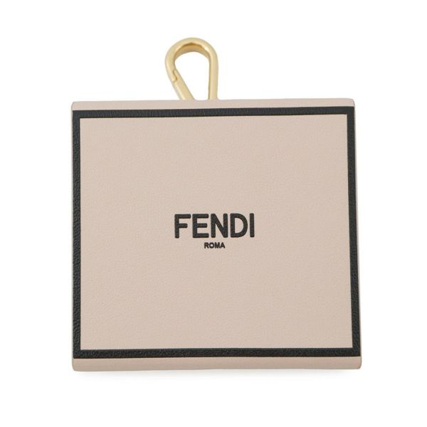 フェンディ キーホルダー ミニボックス レザー 7AR917 FENDI チャーム