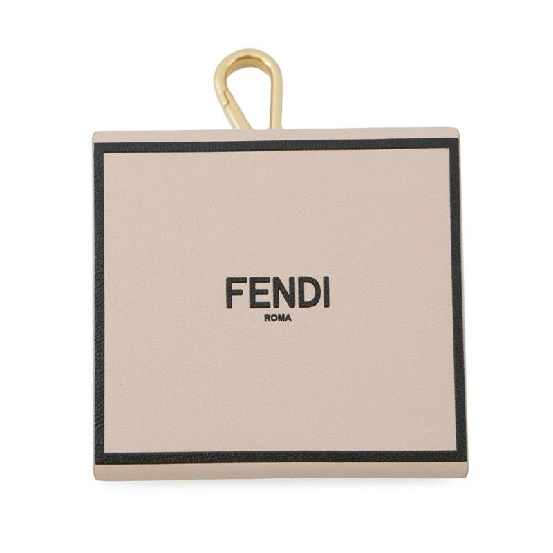 フェンディ キーホルダー ミニボックス レザー 7AR917 FENDI チャーム