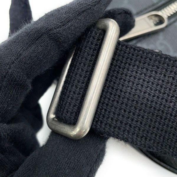 グッチ ボディバッグ GGスプリーム インターロッキングG ベルトバッグ 682933 GUCCI ウエストバッグ 黒