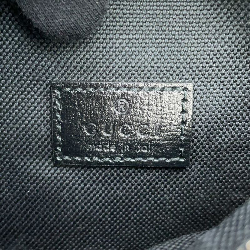 グッチ ボディバッグ GGスプリーム インターロッキングG ベルトバッグ 682933 GUCCI ウエストバッグ 黒