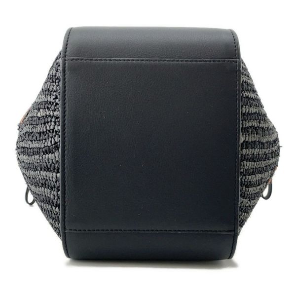 ロエベ ハンドバッグ ハンモック コンパクト ラフィア A538H13X07 LOEWE 2wayショルダーバッグ 黒