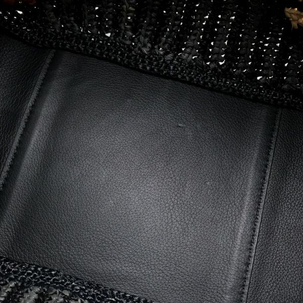 ロエベ ハンドバッグ ハンモック コンパクト ラフィア A538H13X07 LOEWE 2wayショルダーバッグ 黒