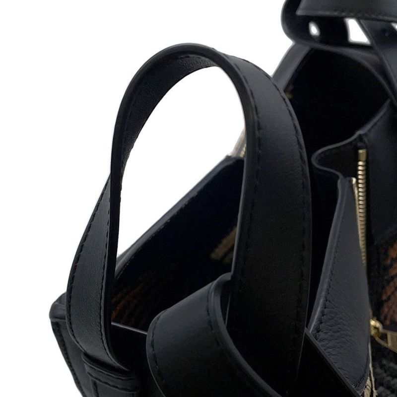 ロエベ ハンドバッグ ハンモック コンパクト ラフィア A538H13X07 LOEWE 2wayショルダーバッグ 黒
