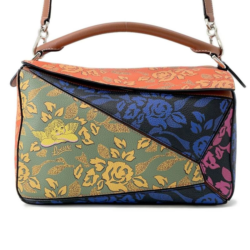 ロエベ ハンドバッグ パズルバッグ パウラズイビザ レザー LOEWE 2wayショルダー
