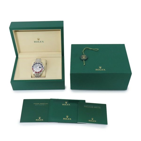 ロレックス GMTマスター2 デイト ランダムシリアル ルーレット 126710BLRO ROLEX 腕時計 黒文字盤