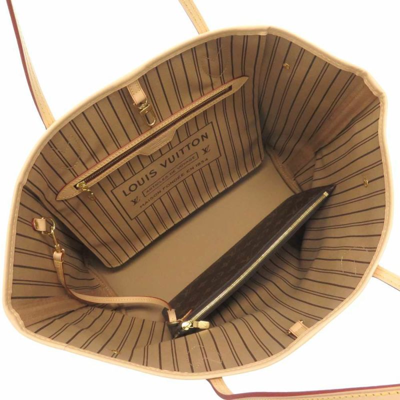 ルイヴィトン トートバッグ モノグラム ネヴァーフルMM ポーチ付き M40995 ヴィトン バッグ ネヴァーフル ビトン ブランド ハンドバッグ