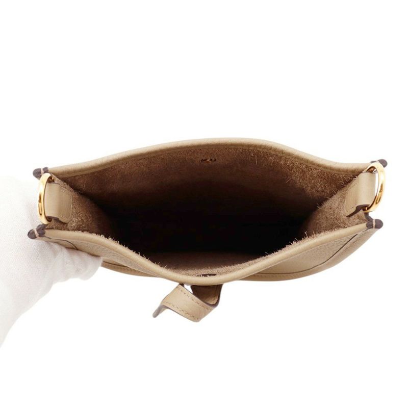 エルメス ショルダーバッグ エブリンTPM 111cm ベージュマルファ/ゴールド金具 トリヨンクレマンス W刻印