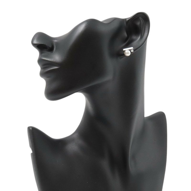 タサキ ピアス プチ バランス クラス イヤリング ダイヤモンド あこや真珠 パール K18WGホワイトゴールド E-4174-18KWG TASAKI