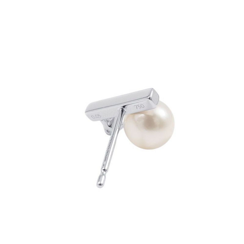 タサキ ピアス プチ バランス クラス イヤリング ダイヤモンド あこや真珠 パール K18WGホワイトゴールド E-4174-18KWG TASAKI