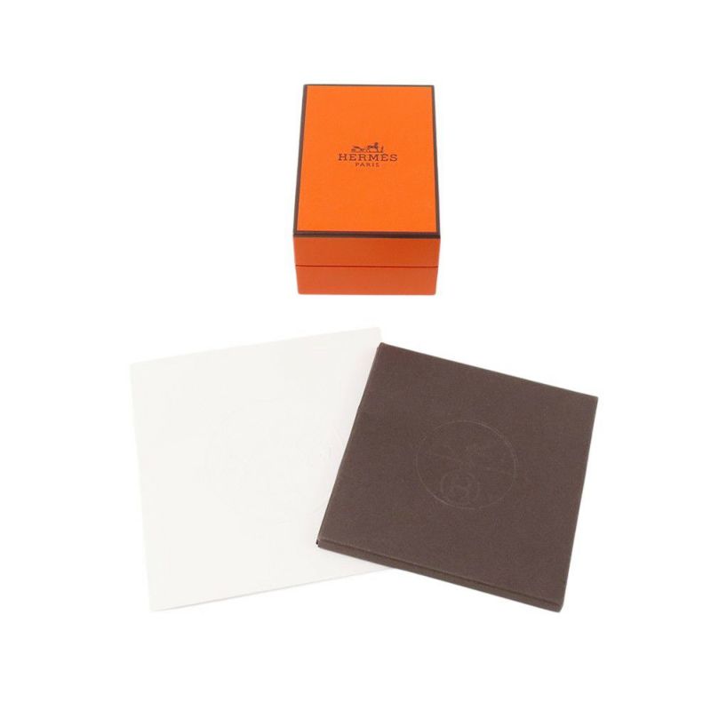 エルメス ピアス シェーヌダンクル ニューファランドールTPM ダイヤモンド 2P 計0.02ct K18PGピンクゴールド HERMES アシンメトリー