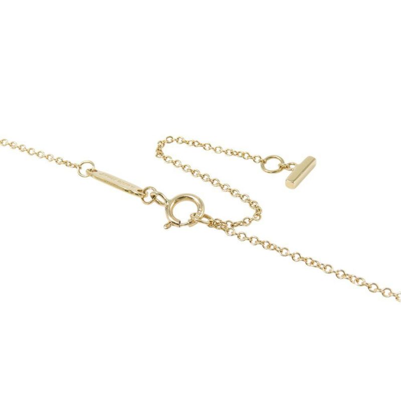 ティファニー ネックレス Tスマイル ペンダント ミニ ダイヤモンド 計0.03ct K18YGイエローゴールド 62617683 Tiffany&Co.