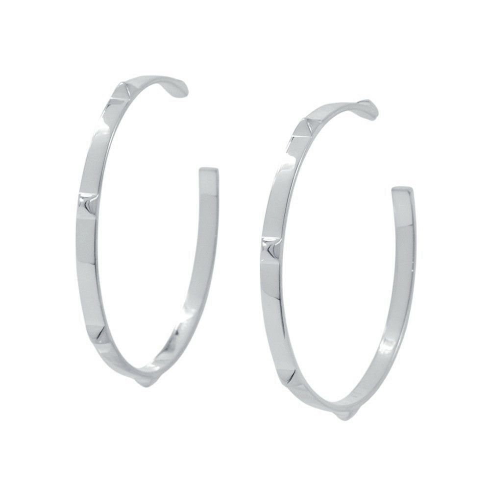 エルメス ピアス ミニ クルー SV925シルバー HERMES フープ ジュエリー アクセサリー