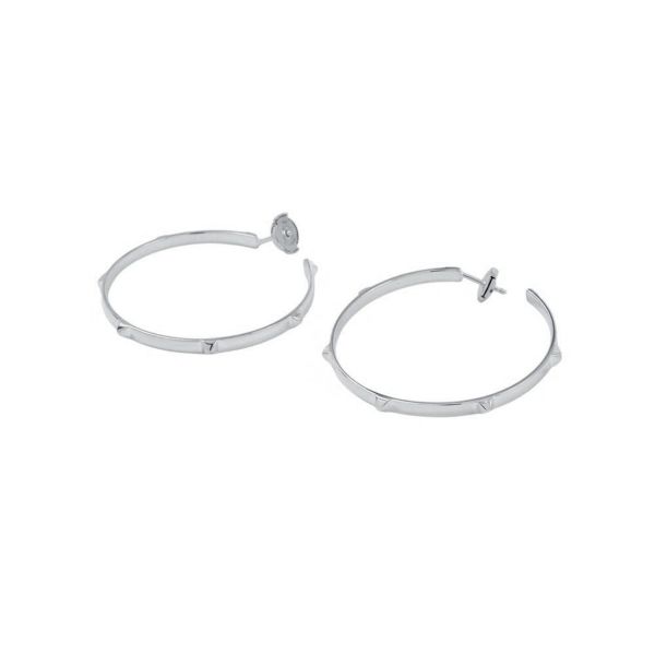 エルメス ピアス ミニ クルー SV925シルバー HERMES フープ ジュエリー アクセサリー