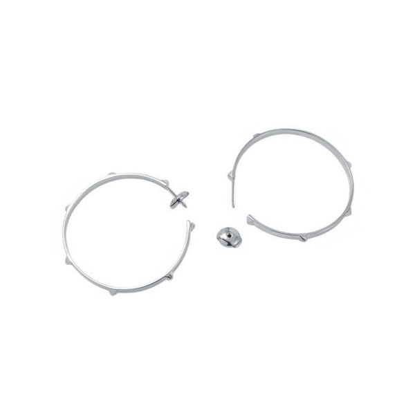 エルメス ピアス ミニ クルー SV925シルバー HERMES フープ ジュエリー アクセサリー